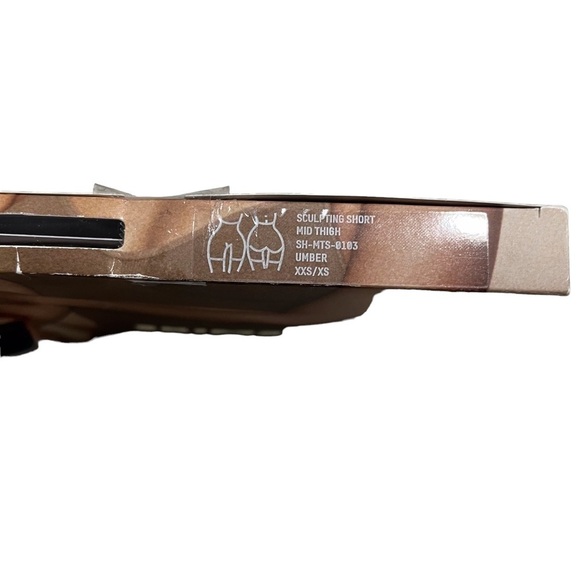 Skims Sculpting Mid Thigh Shorts Umber Size XXS XS Shapewear SH-MTS-0103 - Picture 8 of 8